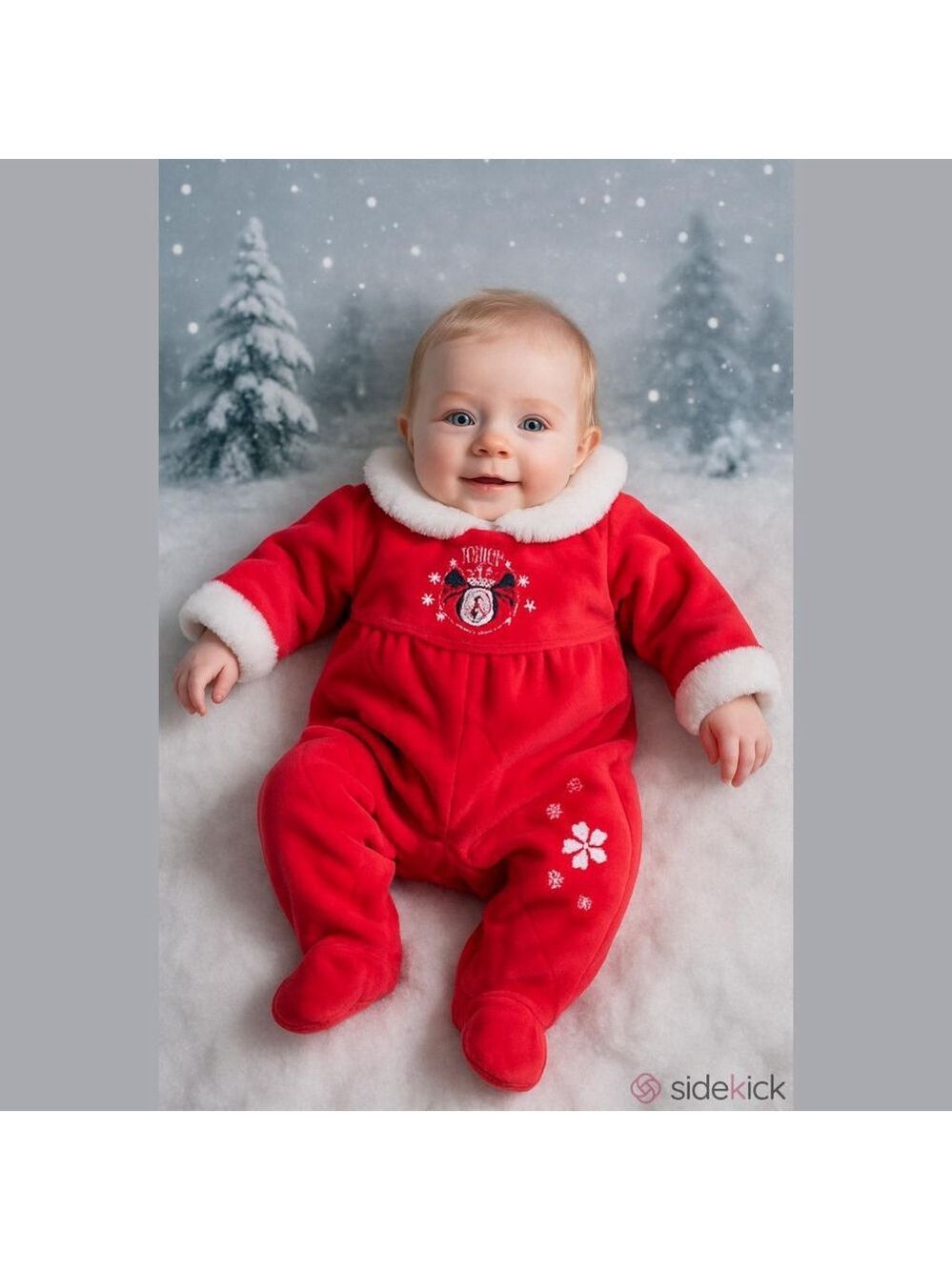 Disney 3/6 Mos Warm One-Piece Footed outfit Mickey & Minnie Sweethearts